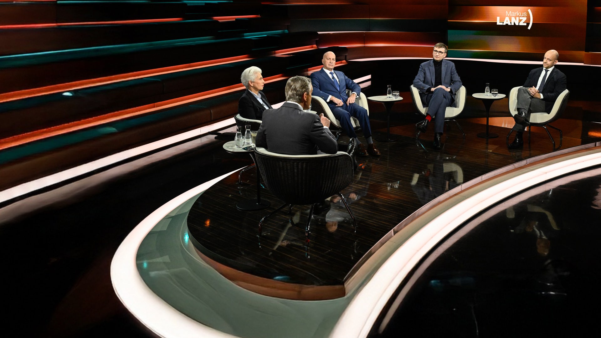 Markus Lanz vom 11. Februar 2026: Markus Lanz, Marie-Agnes Strack-Zimmermann, Rüdiger Lucassen, Sönke Neitzel, Marc Felix Serrao 
