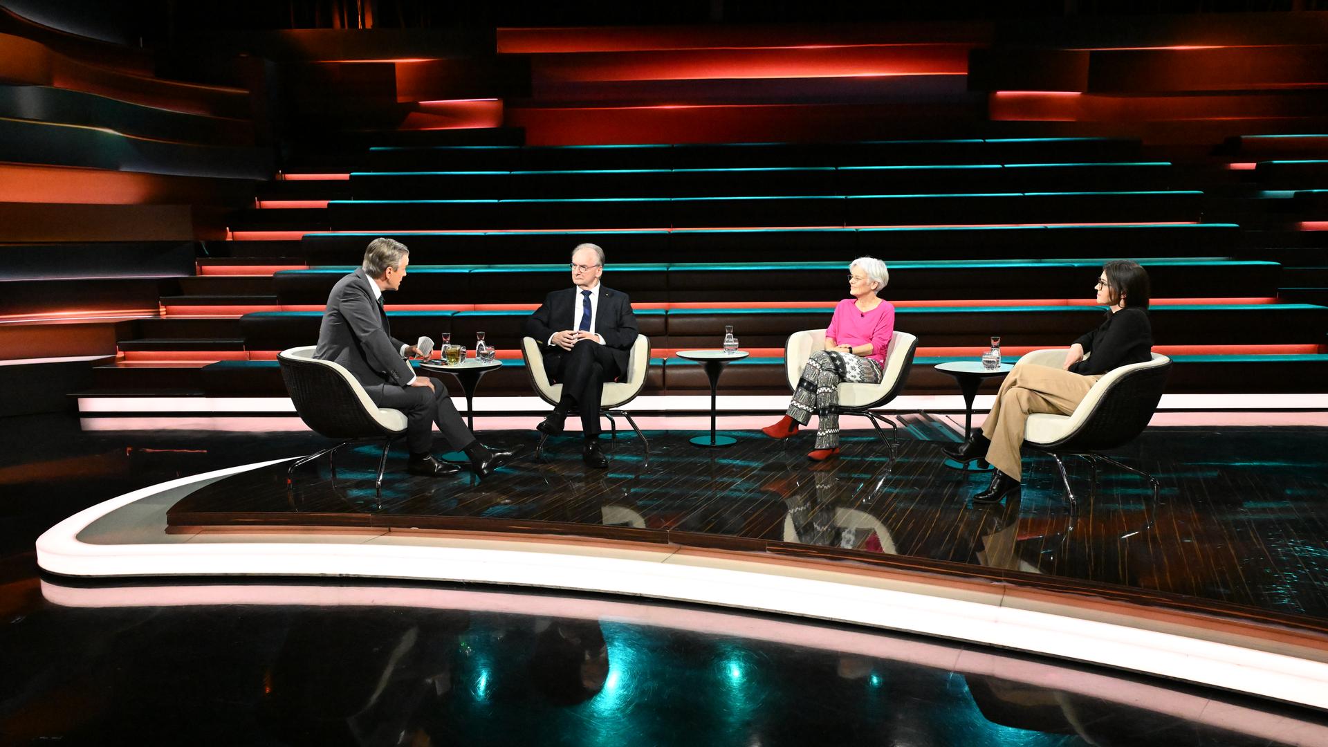 Markus Lanz vom 12. März 2026: Markus Lanz, Reiner Haseloff, Ulrike Herrmann, Anne Hähnig