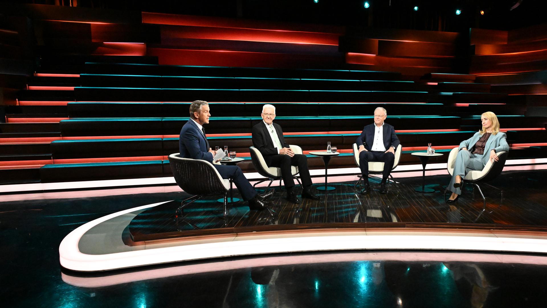 Markus Lanz vom 12. Mai 2026: Markus Lanz, Winfried Kretschmann, Stephan Weil, Melanie Amann