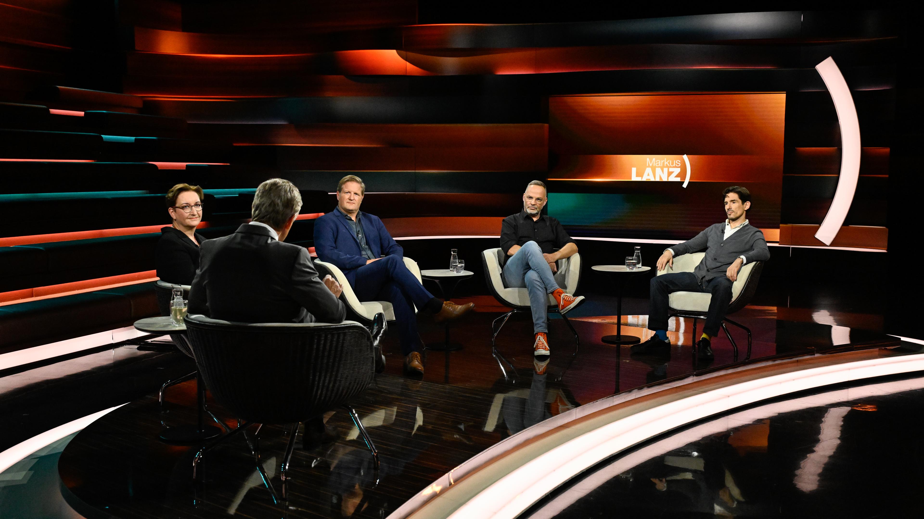 Markus Lanz vom 12. September 2024: Klara Geywitz, Markus Lanz, Michael Bröcker, Dirk Neubauer, Bojan Pancevski