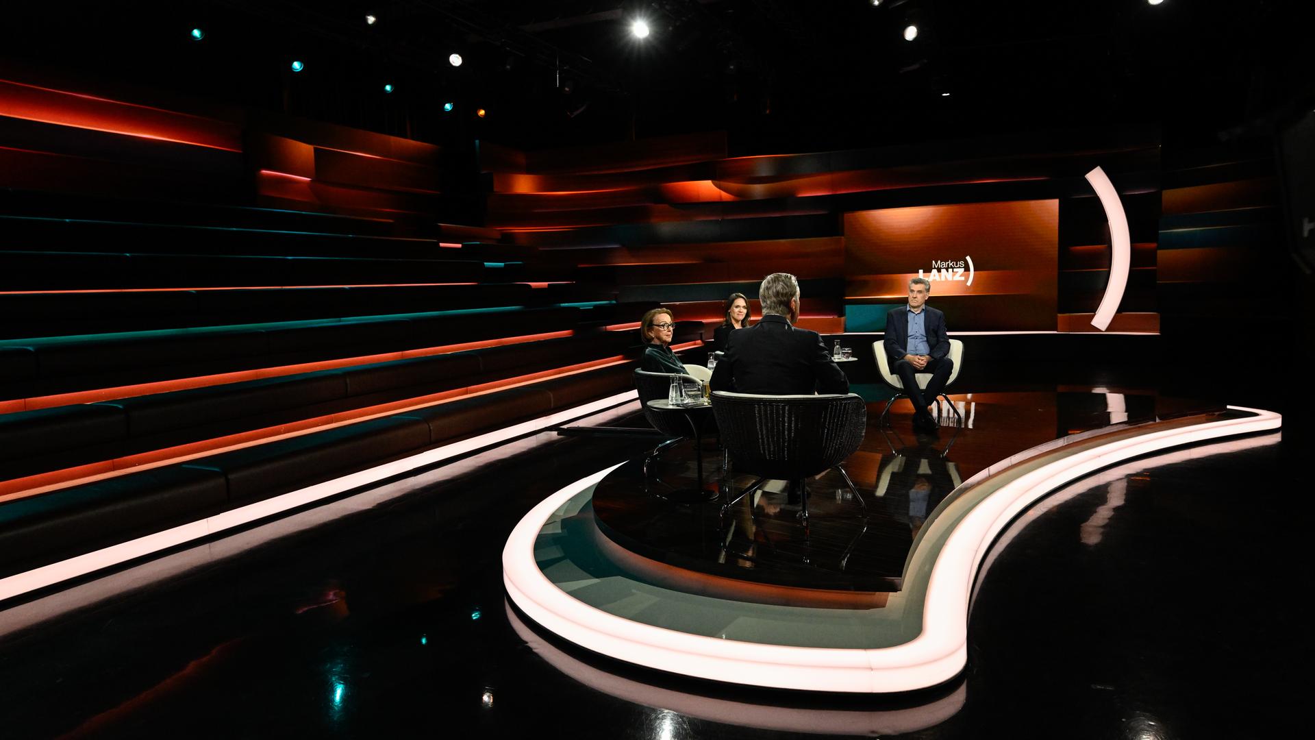 Markus Lanz vom 14. Mai 2026: Eva Umlauf, Ruth-Anne Damm, Markus Lanz, Oliver von Wrochem