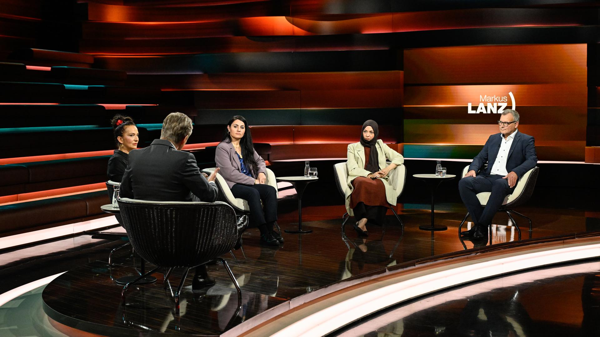 Markus Lanz vom 16. Juni 2026: Güner Balci, Markus Lanz, Lamya Kaddor, Khola Hübsch, Sascha Adamek
