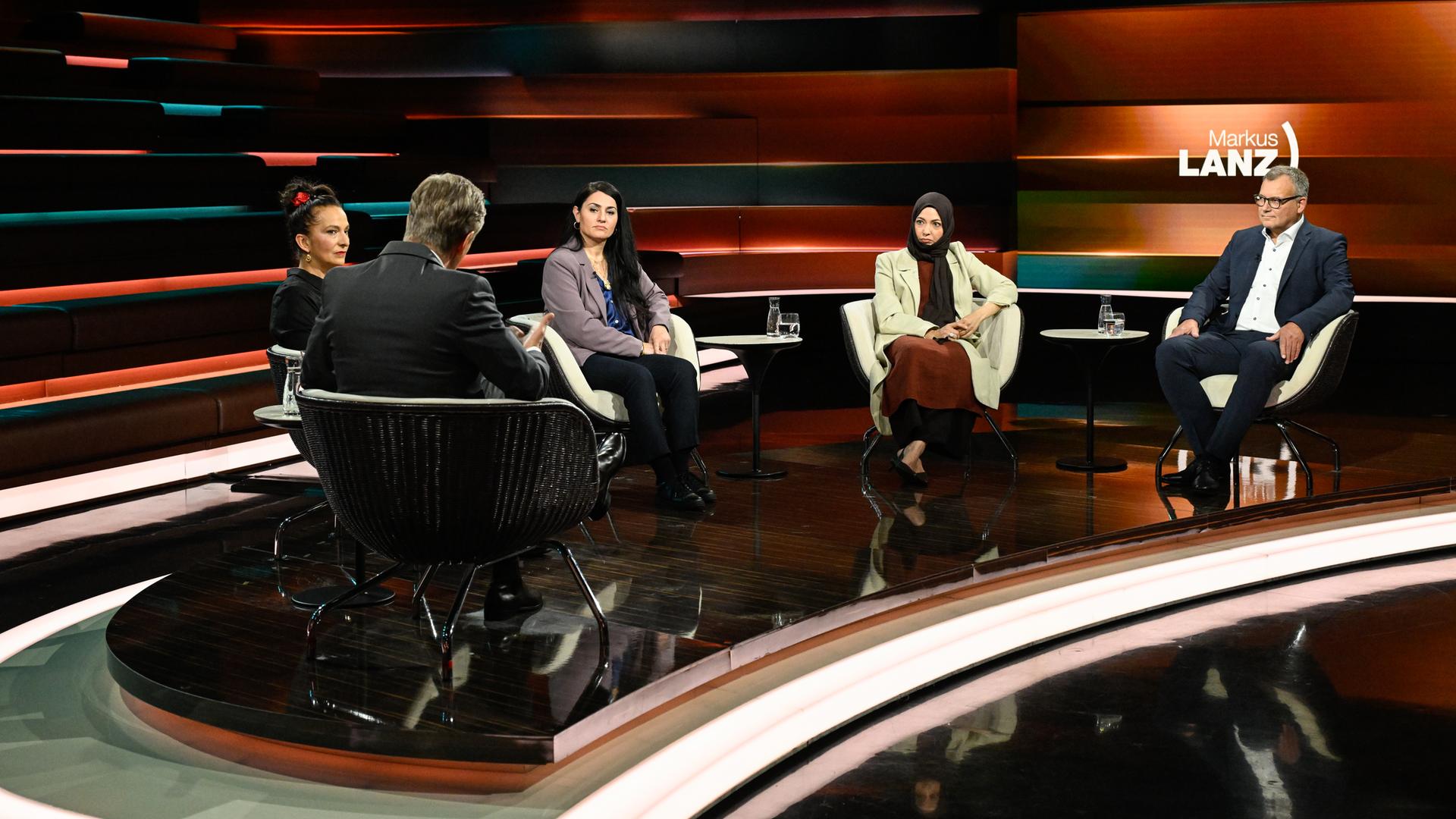 Markus Lanz vom 16. Juni 2026: Güner Balci, Markus Lanz, Lamya Kaddor, Khola Hübsch, Sascha Adamek