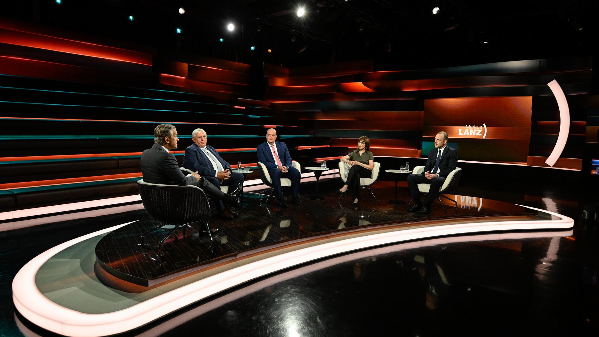 Markus Lanz vom 18. August 2026: Markus Lanz, Karl-Josef Laumann, Robin Alexander, Sabine Adler, Peter Neumann