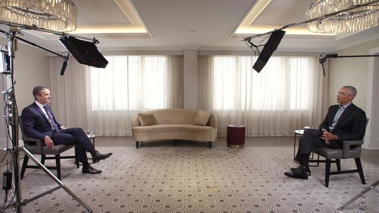 Markus Lanz vom 19. November 2020: Interview Barack Obama
