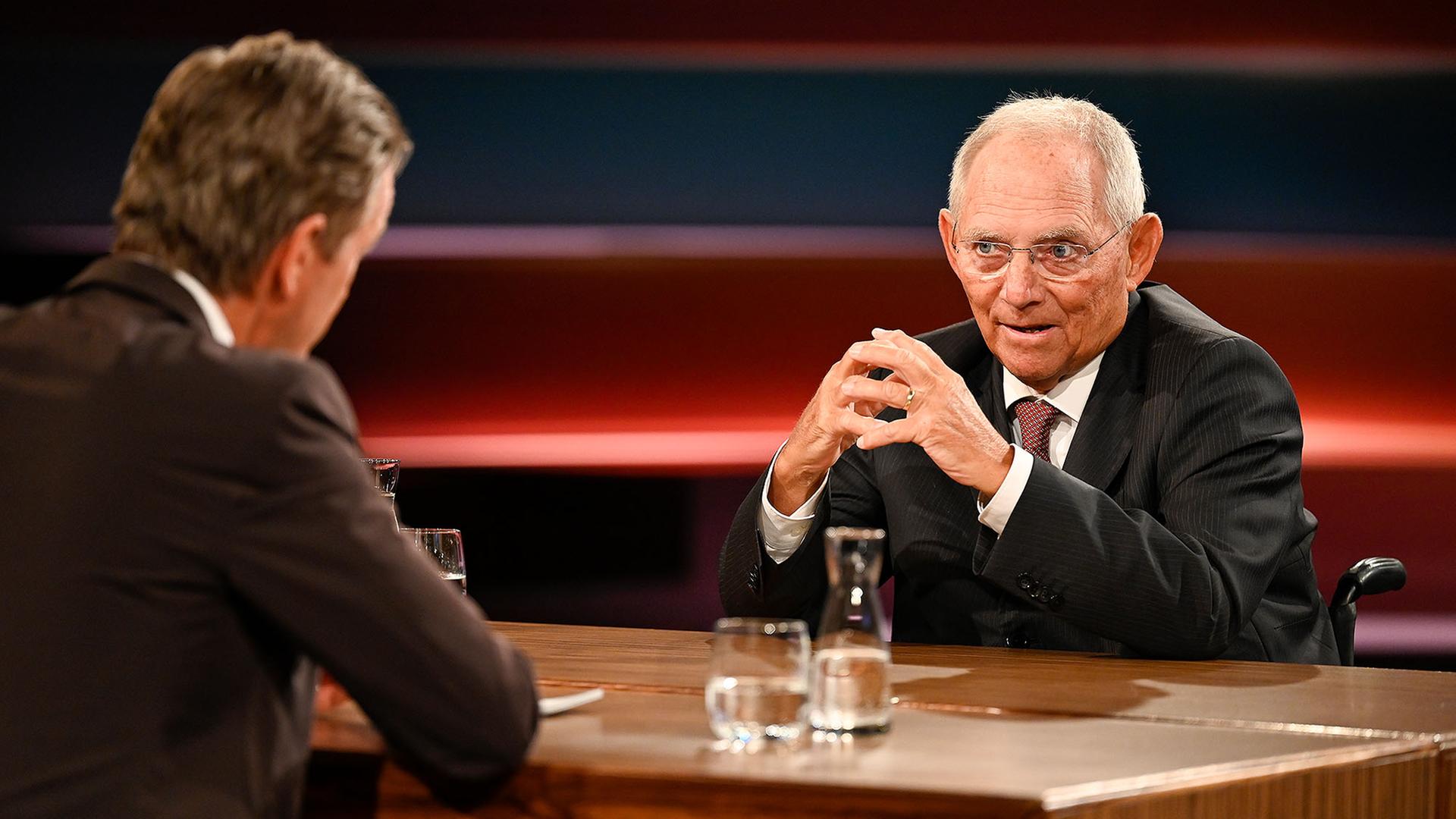 Markus Lanz vom 2. September 2020: Markus Lanz, Wolfgang Schäuble