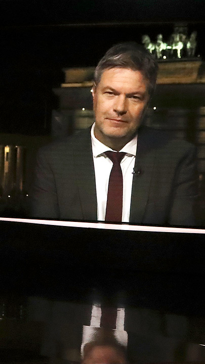 Markus Lanz vom 21. November 2023: Markus Lanz, Stephan Weil, Veronika Grimm, Helene Bubrowski, Robert Habeck (zugeschaltet)