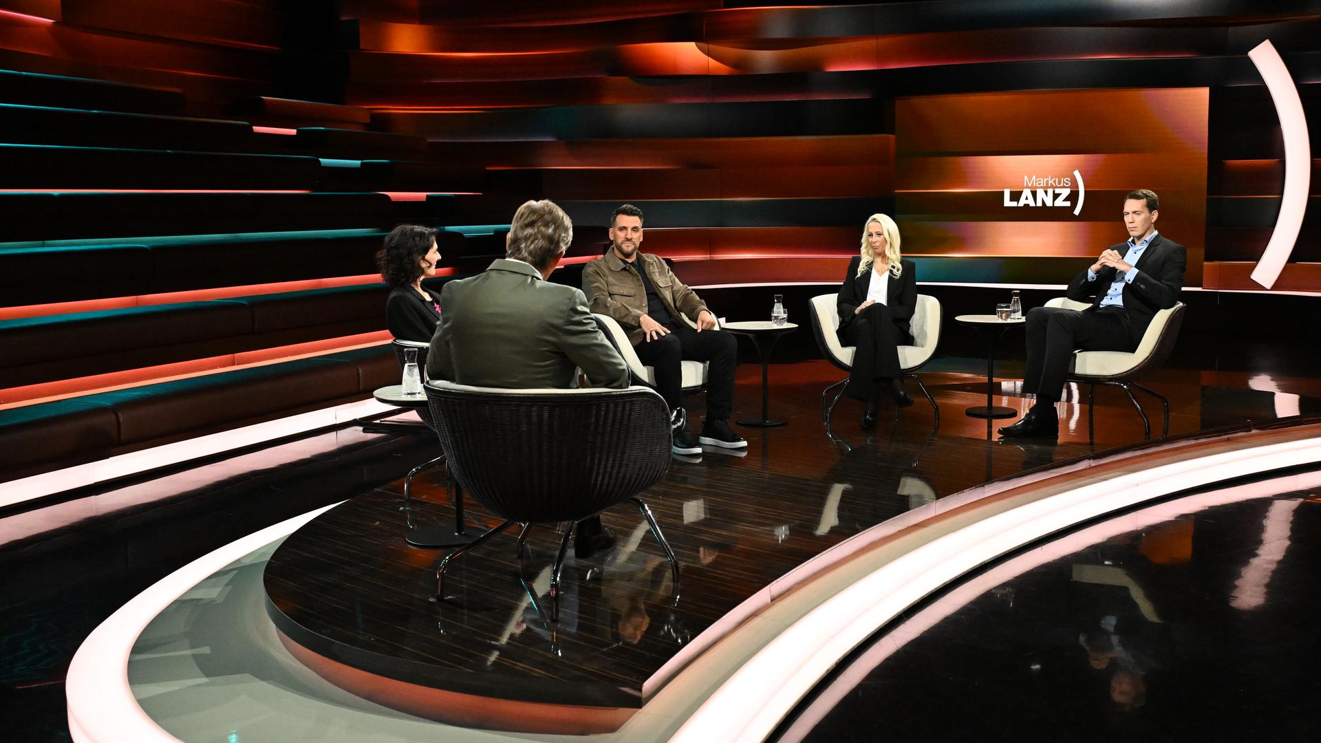 Markus Lanz vom 21. Oktober 2025: Markus Lanz, Barbara Mächtle, Engin Çatik, Katja Rininsland, Steffen Burchhardt