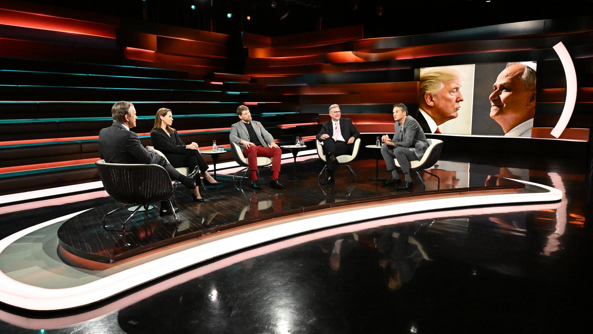 Markus Lanz vom 22. April 2026: Markus Lanz, Natalie Amiri, Moritz Brake, Frank Umbach, Klaus Brinkbäumer