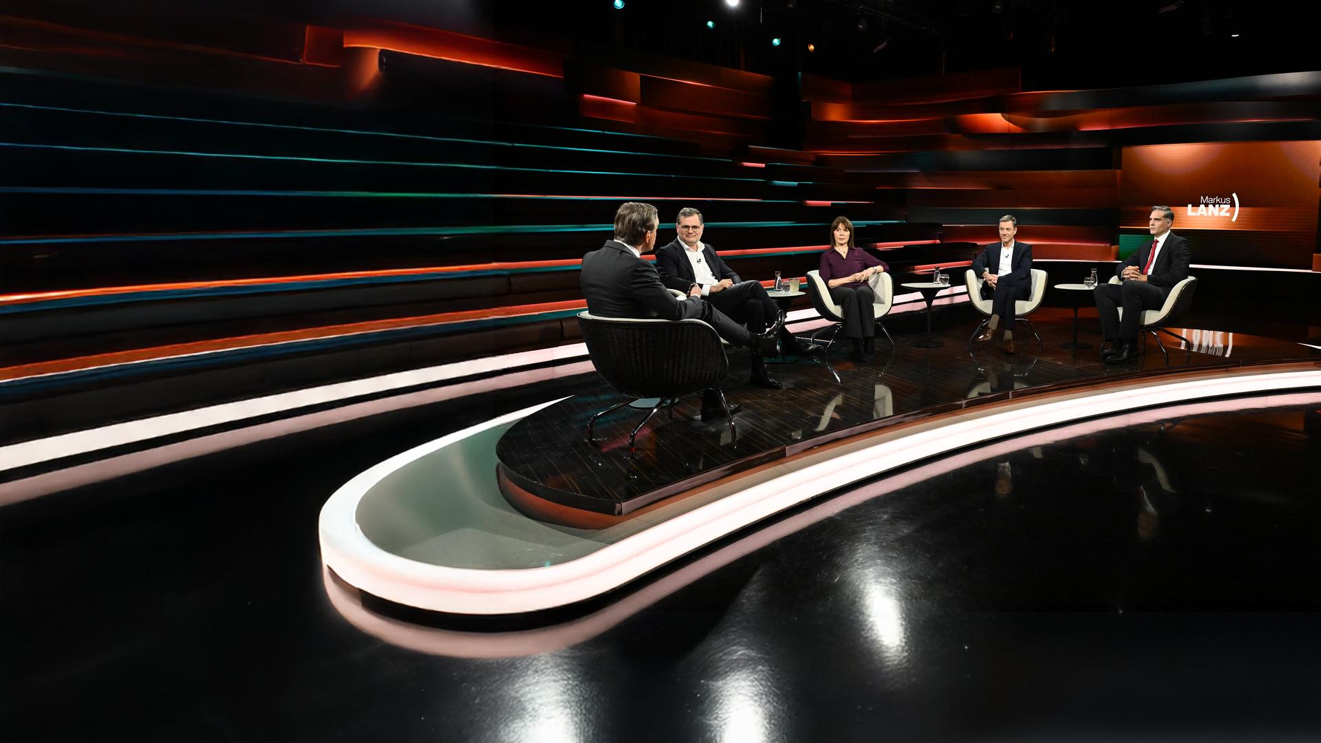 Markus Lanz vom 22. Januar 2026: Markus Lanz, Wolfgang Schmidt, Sabine Adler, Holger Stark, Frederik Pleitgen 