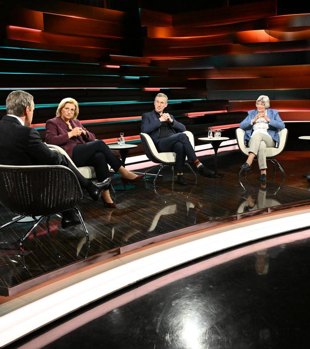 Markus Lanz vom 23. April 2026: Markus Lanz, Anke Rehlinger, Daniel Friedrich Sturm, Gerrit Huy, Marcus Bensmann
