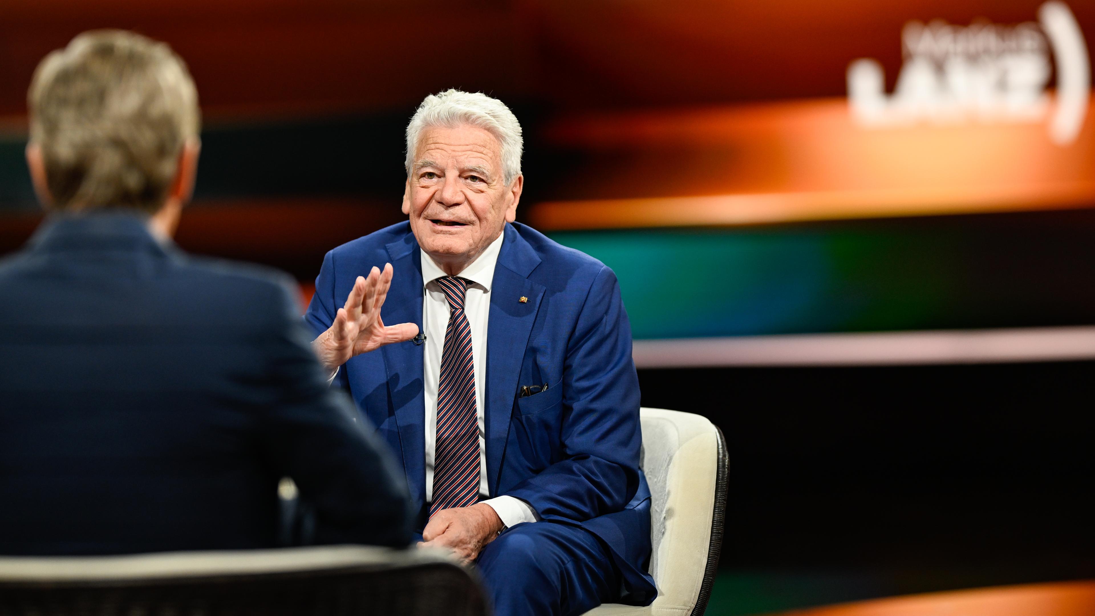 Markus Lanz vom 23. Juli 2024: Markus Lanz, Joachim Gauck