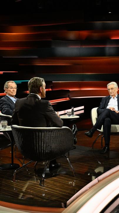 Markus Lanz vom 23. Mai 2024: Franz Müntefering, Markus Lanz, Gerhart Baum 