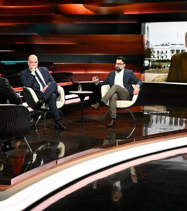 Markus Lanz vom 24. März 2026: Markus Lanz, Katarina Barley, Robin Alexander, Ali Fathollah-Nejad und Elmar Theveßen