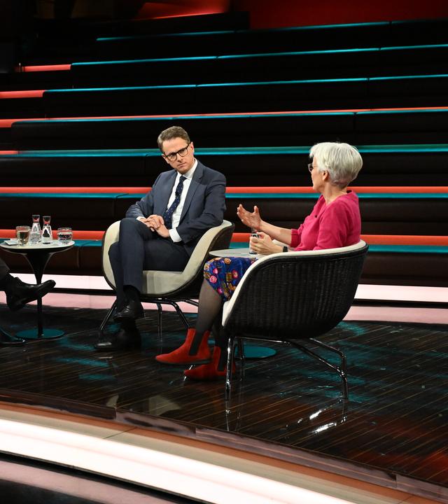 Markus Lanz vom 25. Februar 2026: Markus Lanz, Carsten Linnemann, Ulrike Herrmann