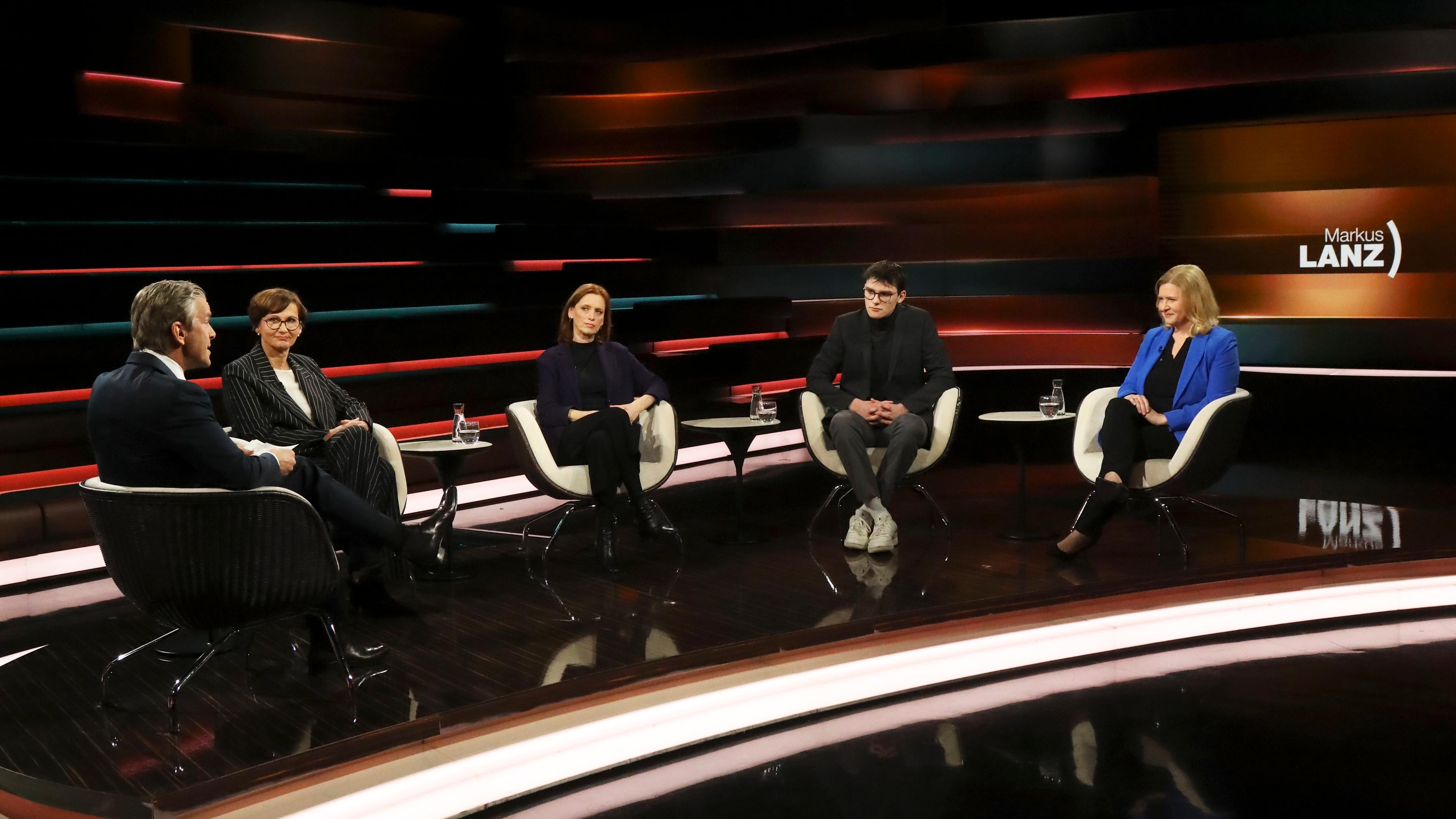 Markus Lanz vom 25. Januar 2024: Markus Lanz, Bettina Stark-Watzinger, Karin Prien, Florian Fabricius, Eva Quadbeck