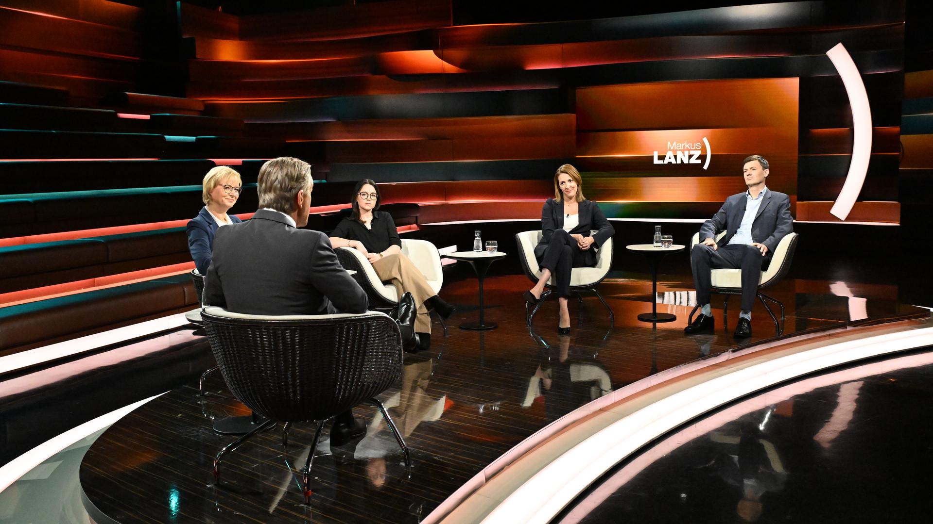 Markus Lanz vom 27. August 2026: Katja Wolf, Markus Lanz, Anne Hähnig, Andrea Maurer, Reinhard Bingener