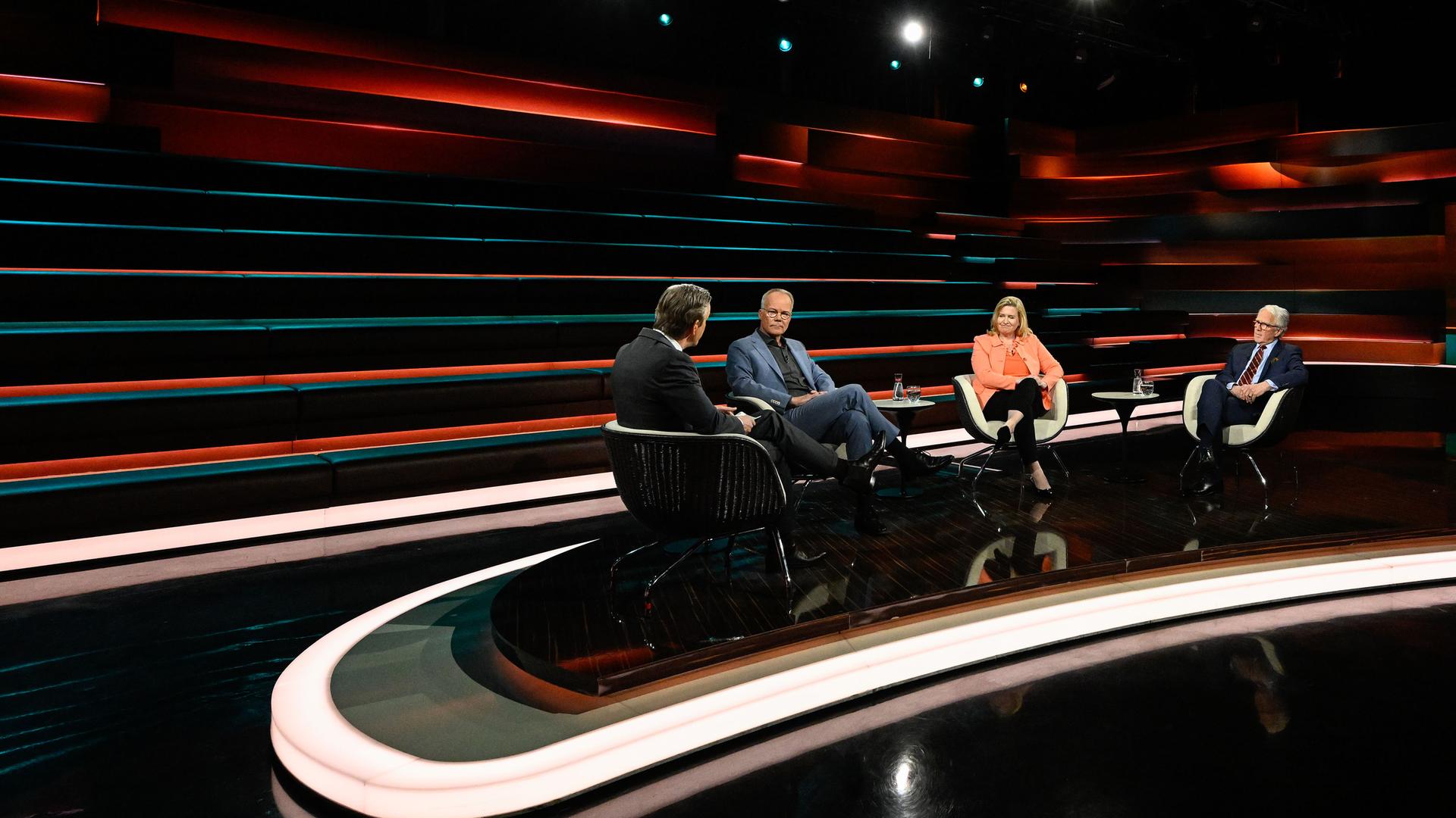 Markus Lanz vom 29. April 2026: Markus Lanz, Matthias Miersch, Eva Quadbeck, Rüdiger von Fritsch