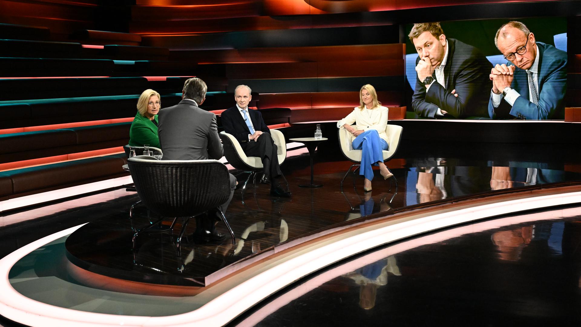 Markus Lanz vom 3. September 2025: Anke Rehlinger, Markus Lanz, Ferdinand von Schirach, Kerstin Münstermann