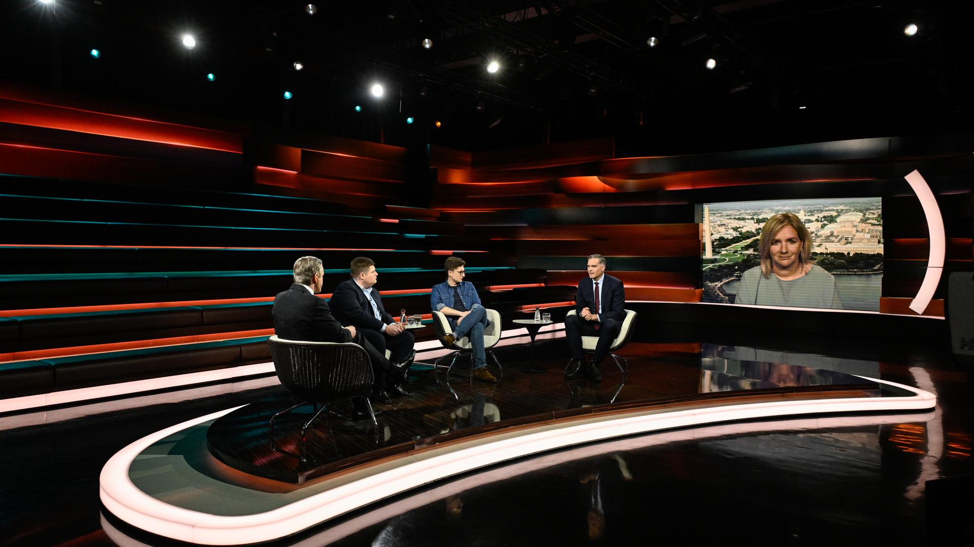 Markus Lanz vom 31. März 2026: Markus Lanz, Johannes Volkmann, Philipp Türmer, Frederik Pleitgen, Schalte: Juliane Schäuble