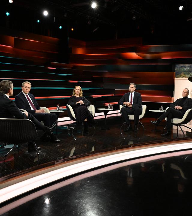 Markus Lanz vom 7. Januar 2026: Markus Lanz, Daniel Günther, Melanie Amann, Frederik Pleitgen, Adrian Geiges, Tom Høyem