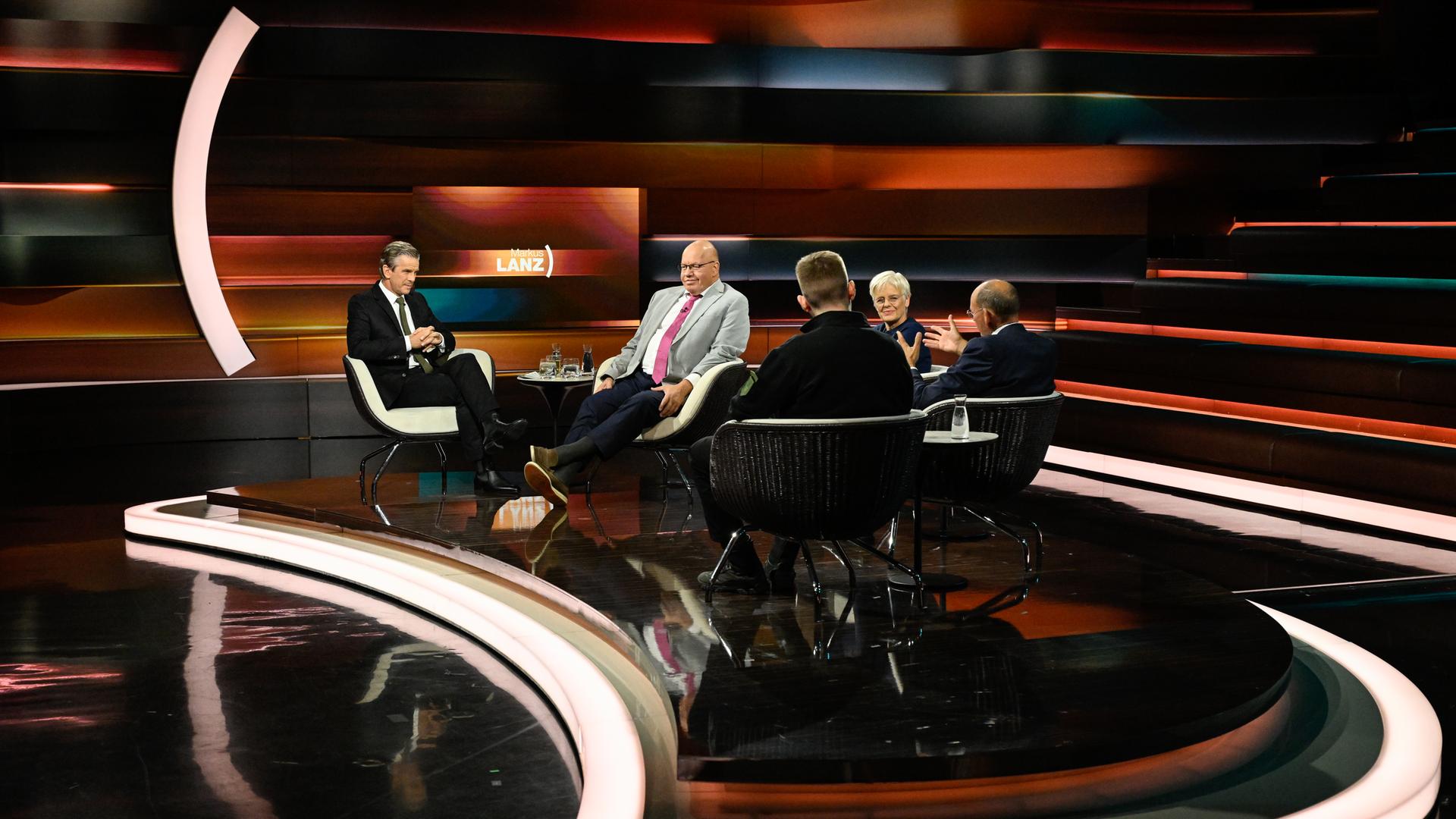 Markus Lanz vom 8. Oktober 2026: Markus Lanz, Peter Altmaier, Alexander Gertz, Ulrike Herrmann, Daniel Stelter