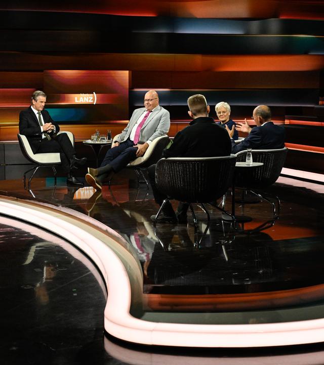 Markus Lanz vom 8. Oktober 2026: Markus Lanz, Peter Altmaier, Alexander Gertz, Ulrike Herrmann, Daniel Stelter
