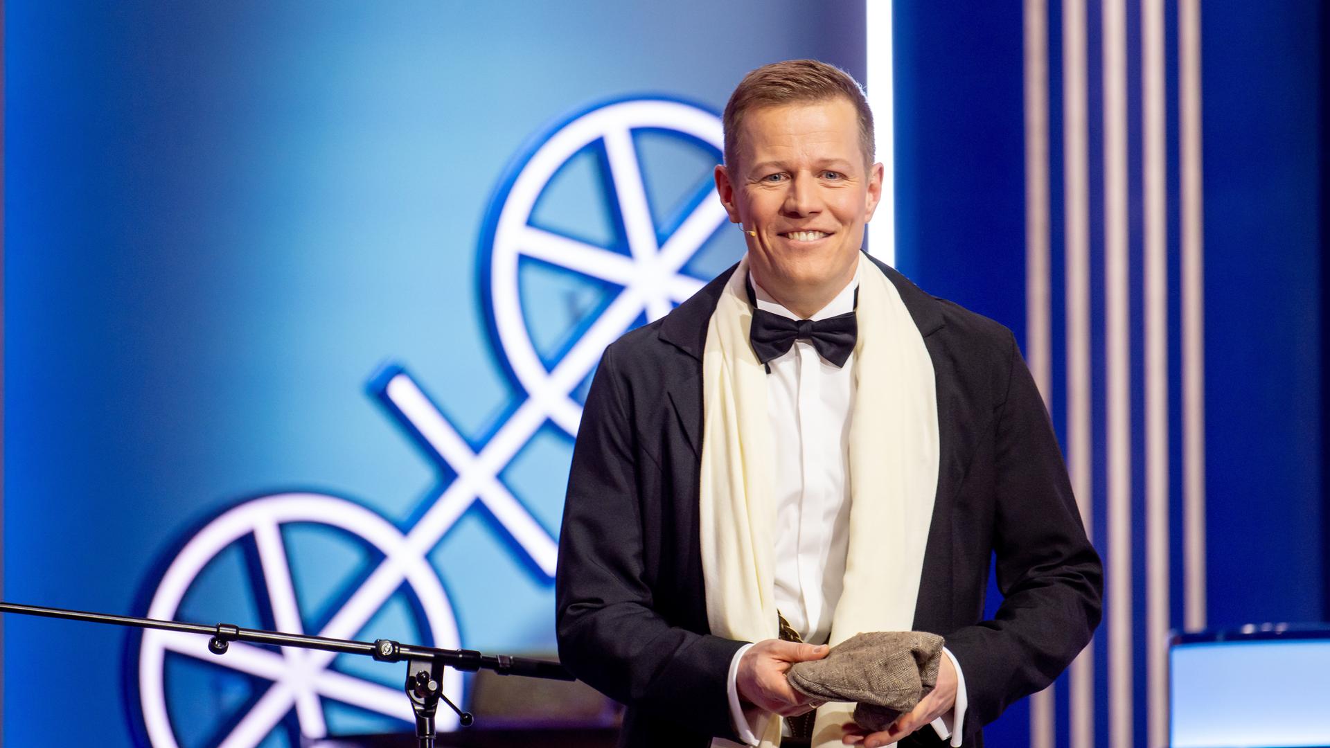 Markus Schönberg als "Ignaz auf dem Marktfrühstück" bei "Mainz bleibt Mainz, wie es singt und lacht"