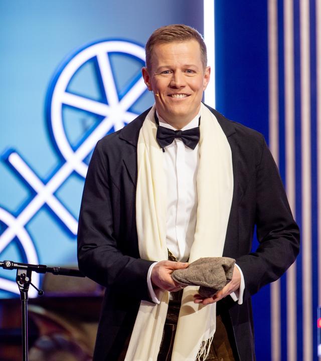 Markus Schönberg als "Ignaz auf dem Marktfrühstück" bei "Mainz bleibt Mainz, wie es singt und lacht"