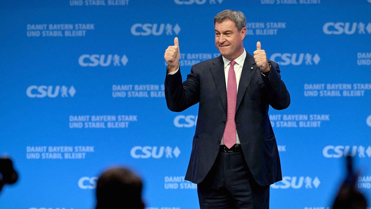 Söder als CSU-Chef wiedergewählt - ZDFheute