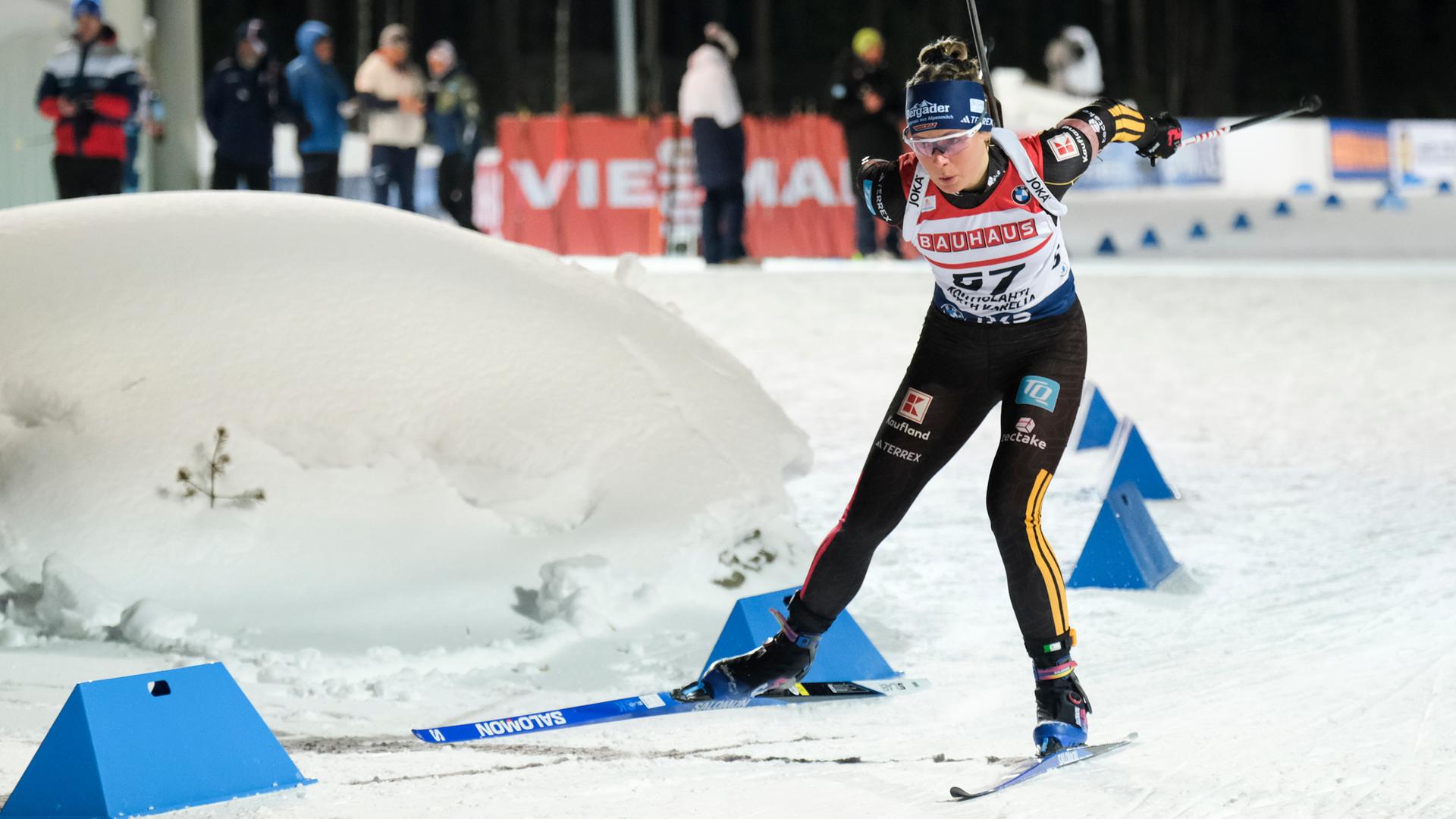 Marlene Fichtner aus Deutschland in Aktion.