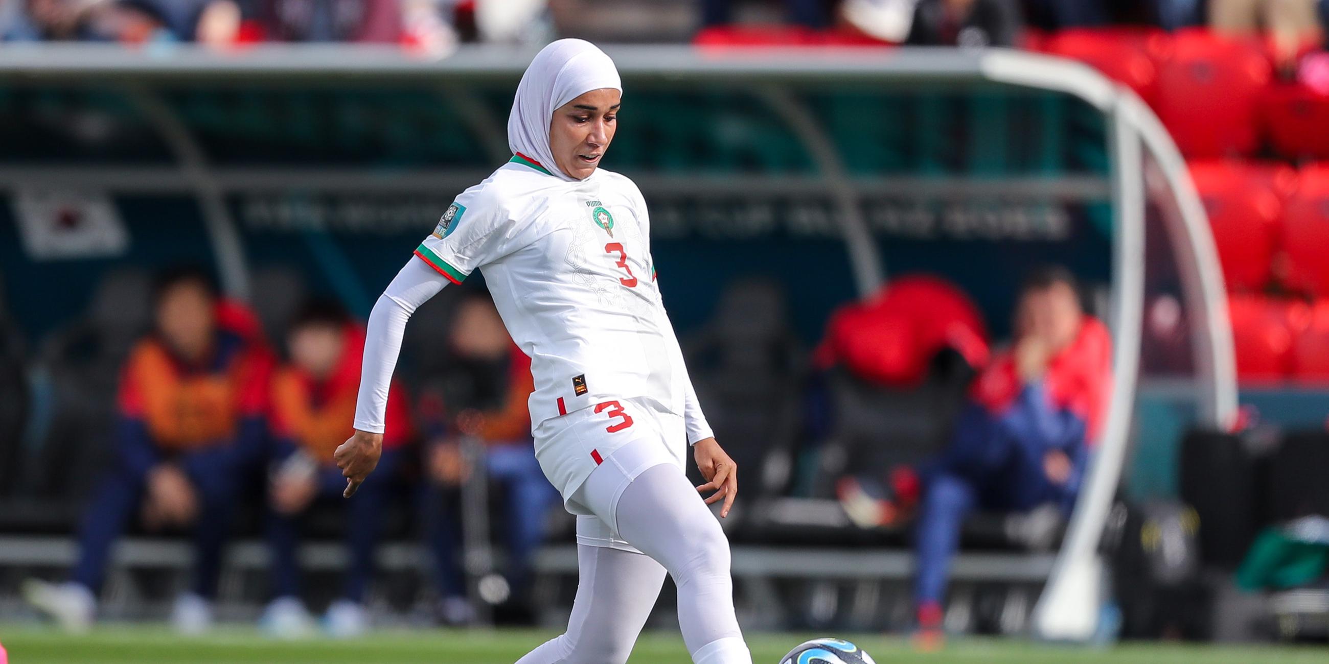Marokkanische Fußballerin Nouhaila Benzina