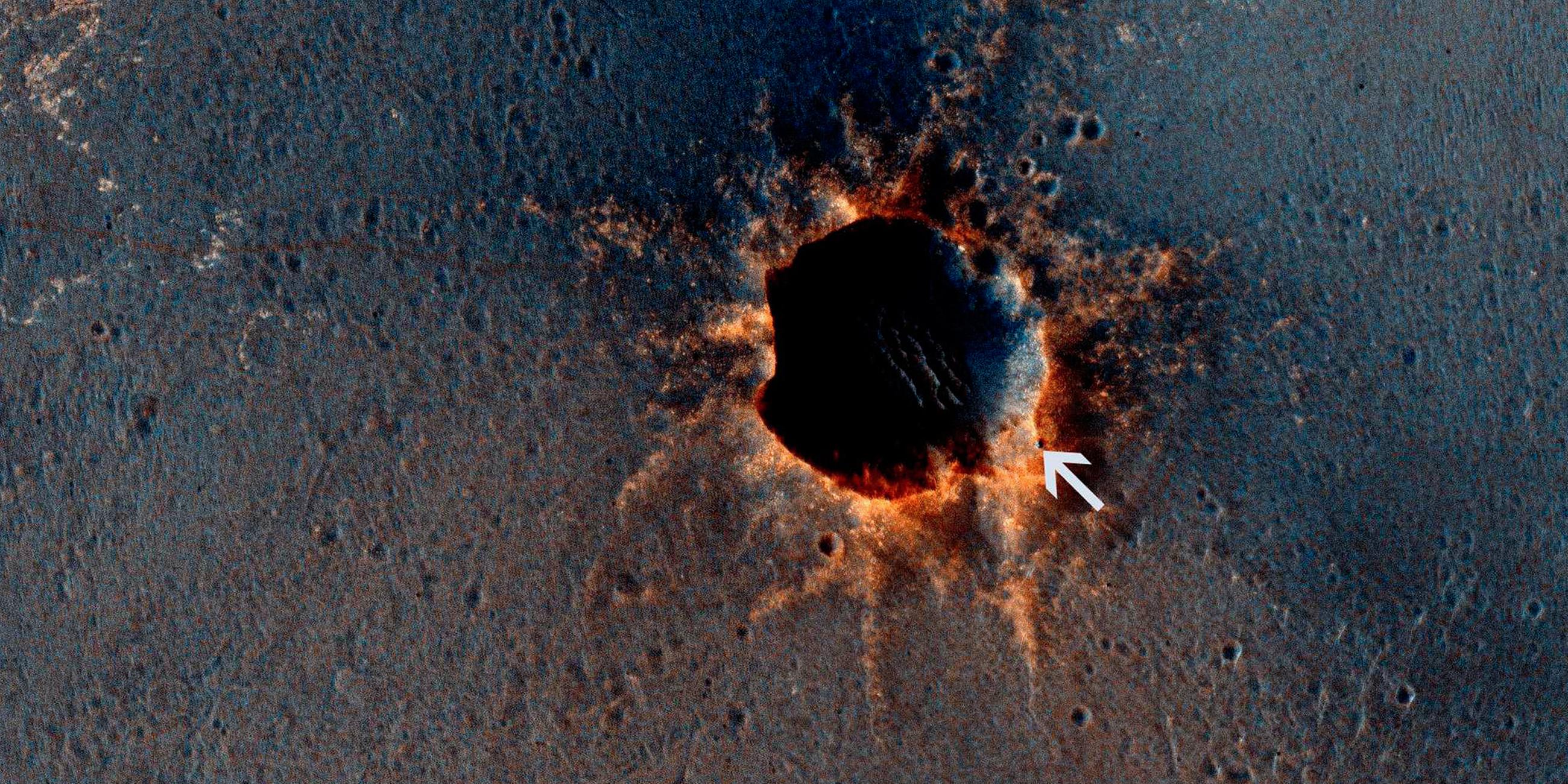 Archiv: Krater auf der Marsoberfläche