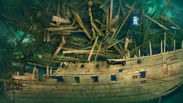 Das Schiffswrack der Mars