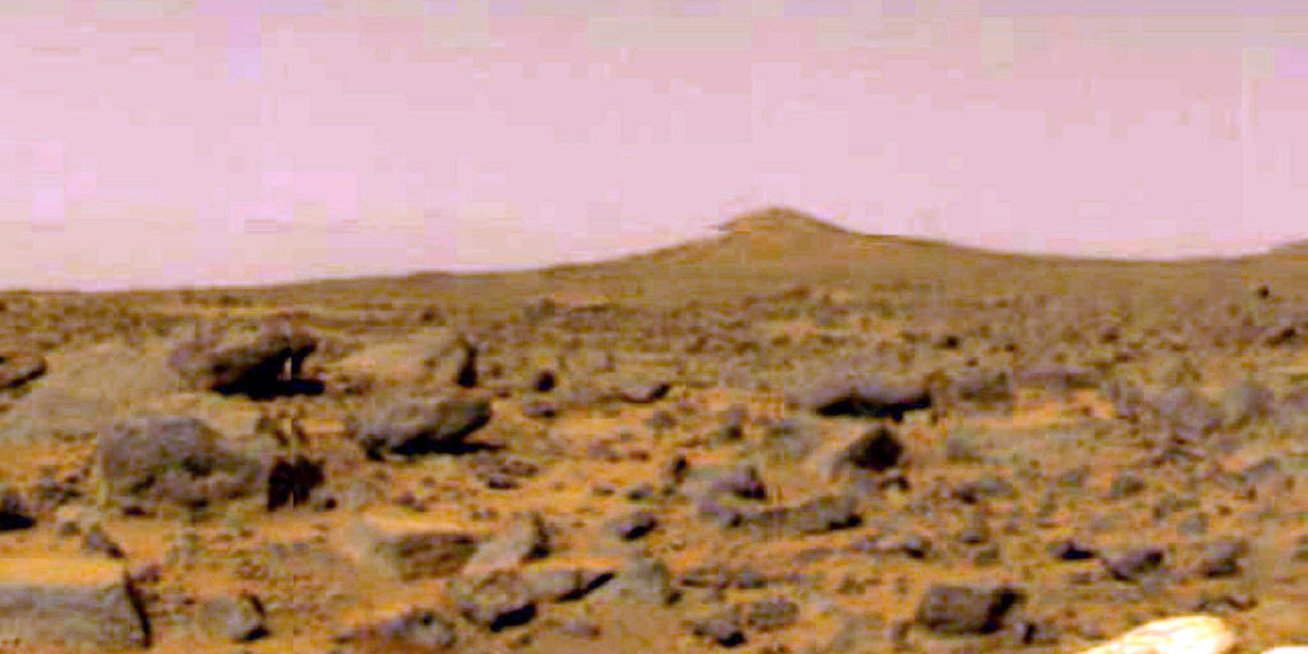 Aufnahme der Marsoberfläche von der Sonde Pathfinder