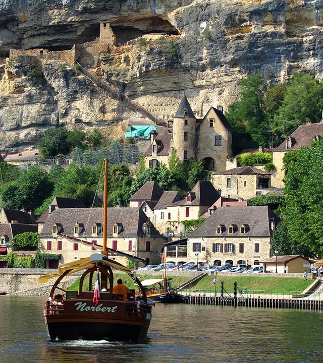 Der malerische Ort von La Roque-Gageac