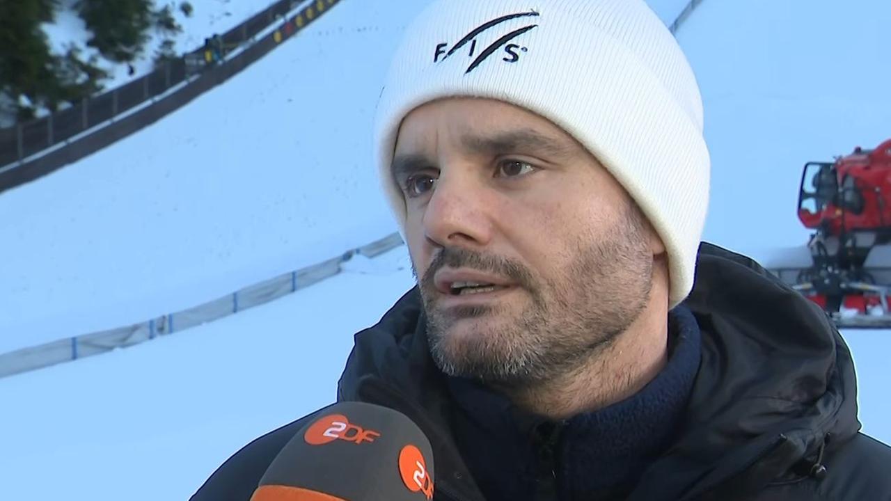FIS-Materialkontrolleur Mathias Hefele im ZDF-Interview