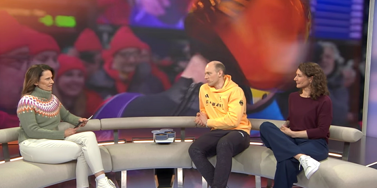 Max Langenhan ist jetzt im Sportstudio.