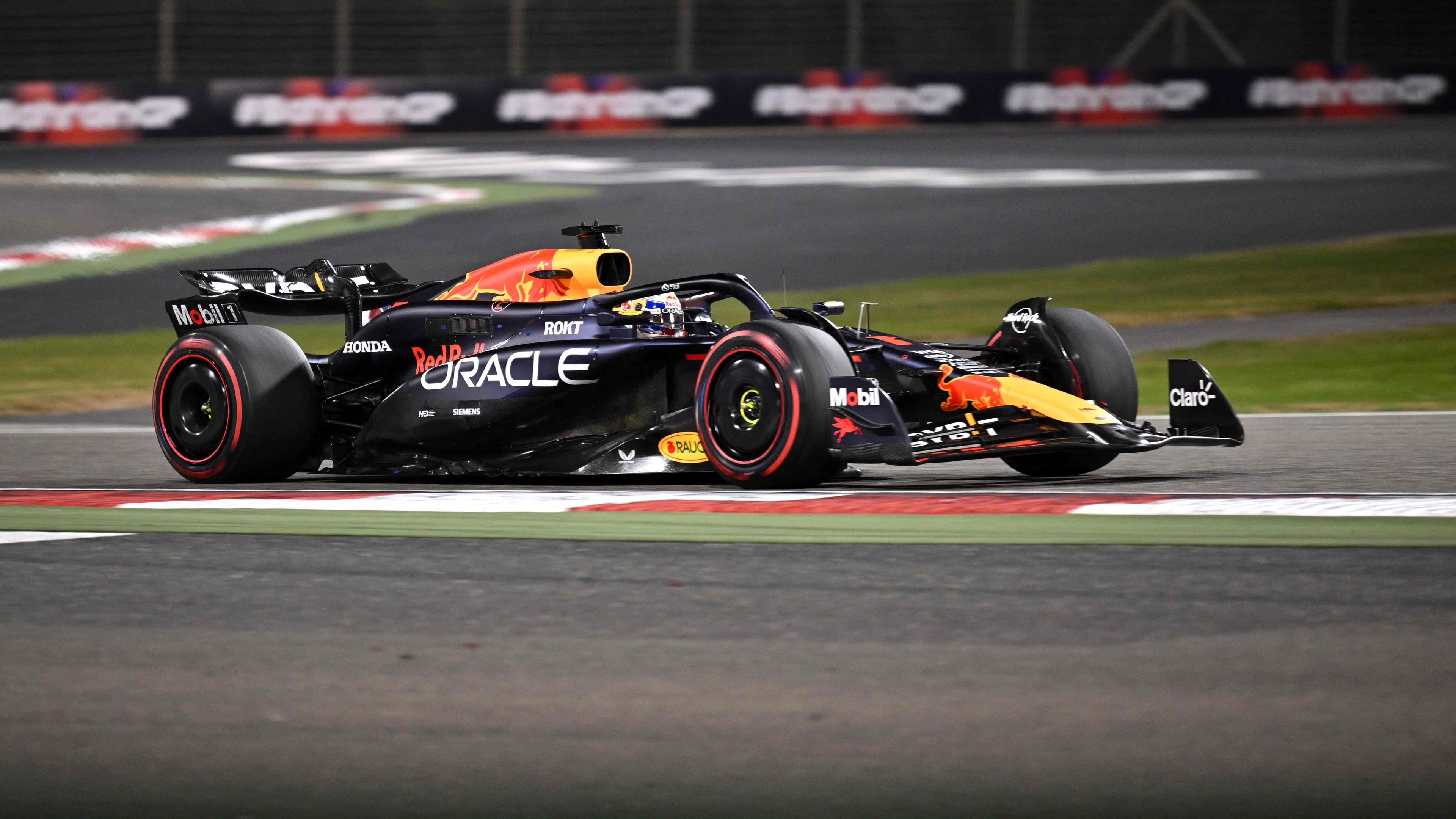 Max Verstappen beim Grand Prix von Bahrain am 02.03.2024 in Aktion.