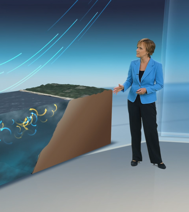 Grafikvideo, das erklärt, warum sich die Meere stärker erwärmen.