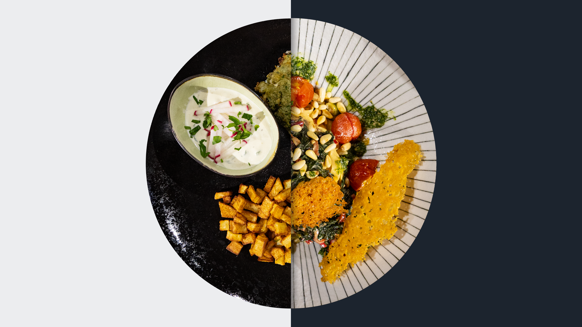 Meerretich-Dip vs. Parmesan-Chip