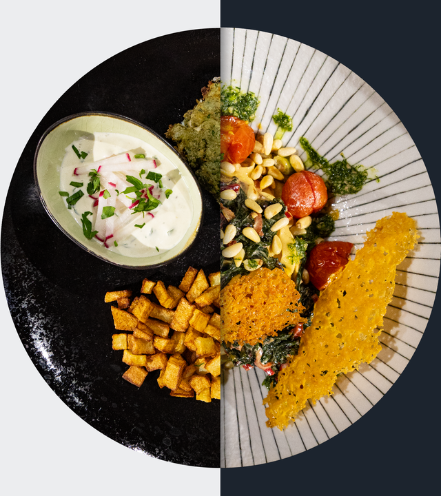 Meerretich-Dip vs. Parmesan-Chip