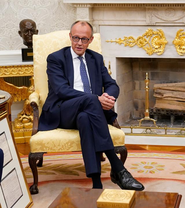 US-Präsident Donald Trump trifft Bundeskanzler Friedrich Merz im Weißen Haus.