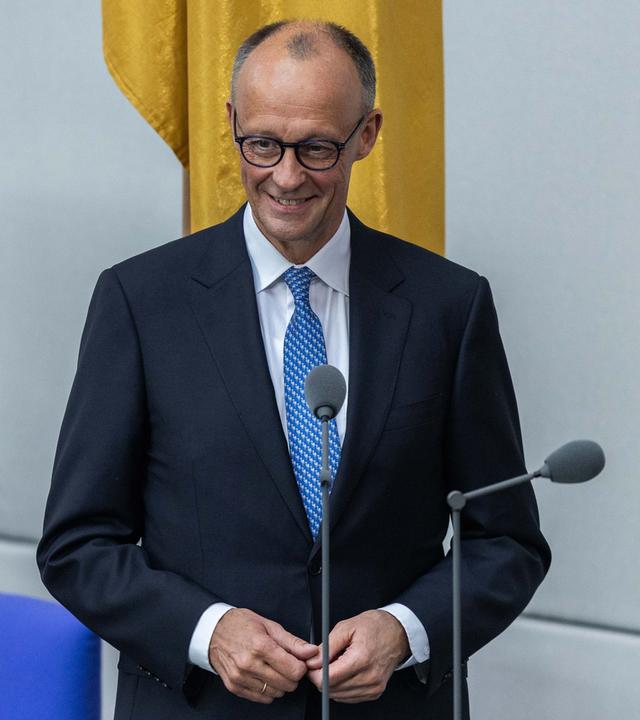 Wahl des Bundeskanzlers am 06.05.2025 im Plenarsaal des Reichstagsgebaeudes in Berlin