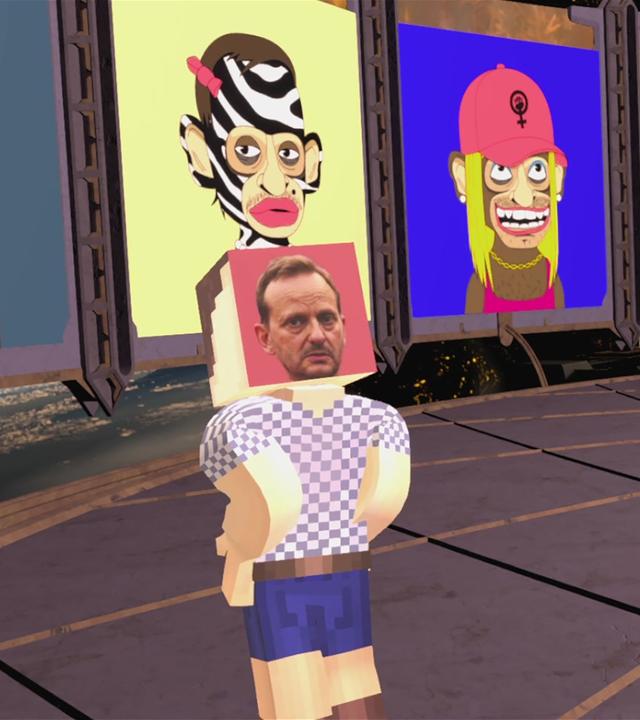 Doppelhaushälfte: Andi (Milan Peschel) sieht mit Schrecken, dass er Vorlage für Brians Kunst ist.