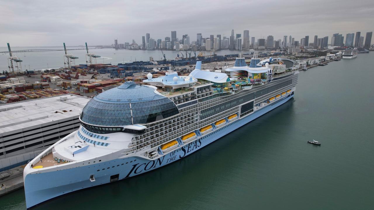Größtes Kreuzfahrtschiff der Welt: Icon of the Seas in Miami ...
