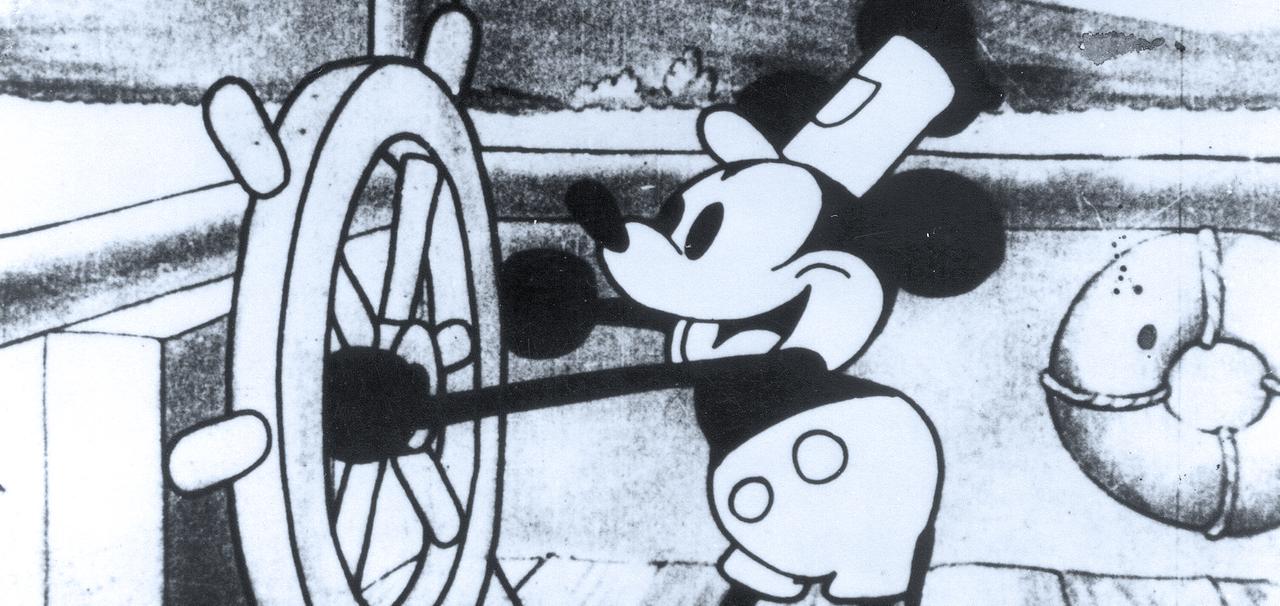 Der erste Mickey Mouse Film aus dem Jahr 1928: Steamboat Willie