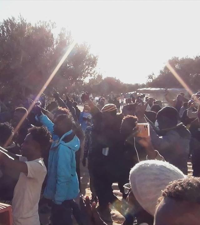 Migranten in Tunesien