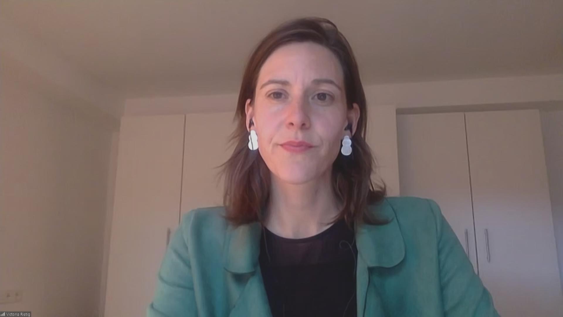 Migartionsexpertin Victoria Rietig bei ZDFheute live