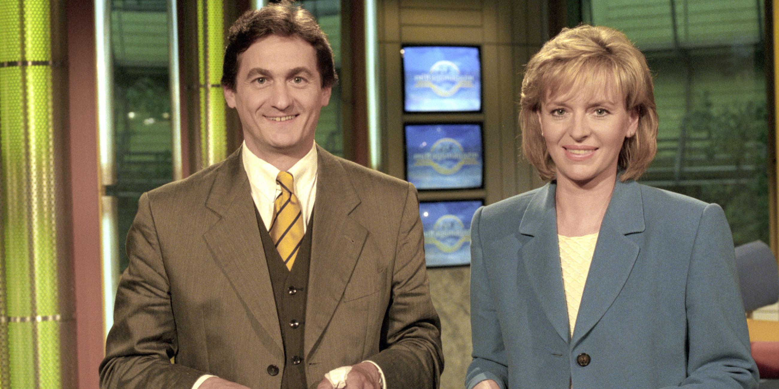 Axel Becher und Ulrike Grunewald (1997, 1.000 Sendung)